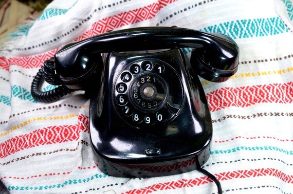 Rotary Phone Desk Classic Old Retro Rotary Phone Desk Classic