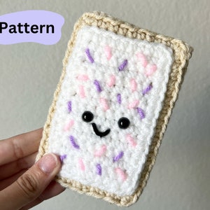 PATTERN Beginner Poptart Breakfast Toaster Pastry Crochet Pattern