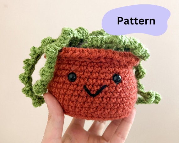 30 String of Pearls Crochet Patterns for Hanging Plants, Mini Pots, and Car Charms 26 Beginner String of Pearls Crochet Pattern with Video