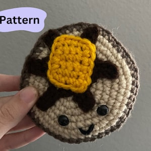 PATTERN Intermediate Crochet Pancake PDF Pattern, Crochet Play Food, Amigurumi Play Kitchen