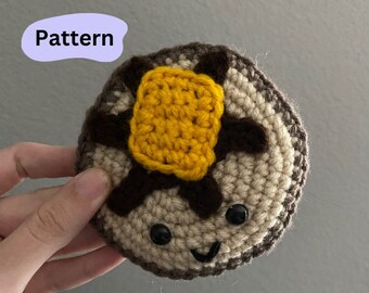 PATTERN Intermediate Crochet Pancake PDF Pattern, Crochet Play Food, Amigurumi Play Kitchen