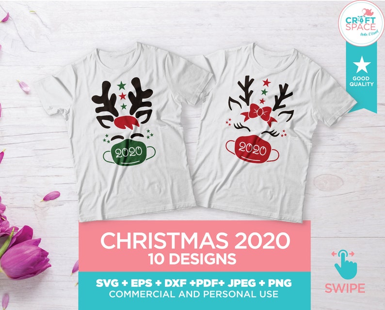 Download Quarantine Christmas 2020 SVG PNG EPS for Cricut Explore ...