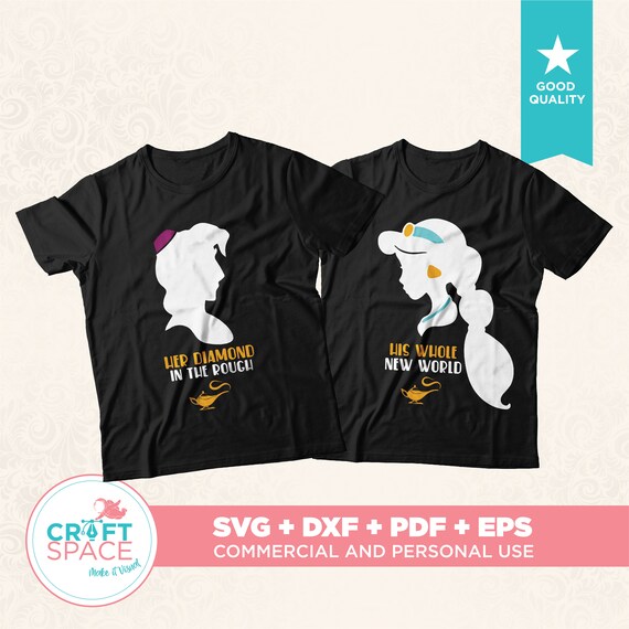 aladdin couple shirts