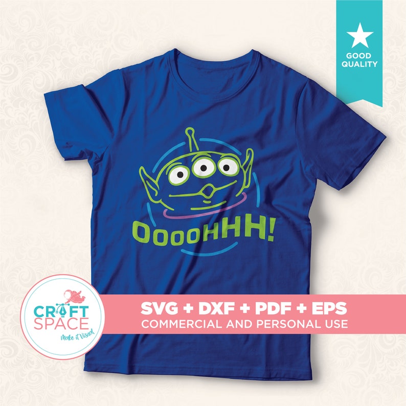 Toy Story Alien SVG DXF PDF Cutting File for Cricut Explore  Etsy