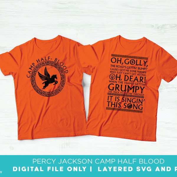 Camp Half Blood, Camp Half-blood, Camp Jupiter, Oh Golly, SVG, PNG Files PJO, Percy Jackson