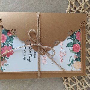 Partecipazioni matrimonio wedding invitations handmade