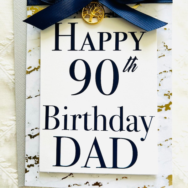 Dad 90th Birthday Card|For Dad