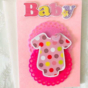 Carte de félicitations pour bébé|Pour bébé fille