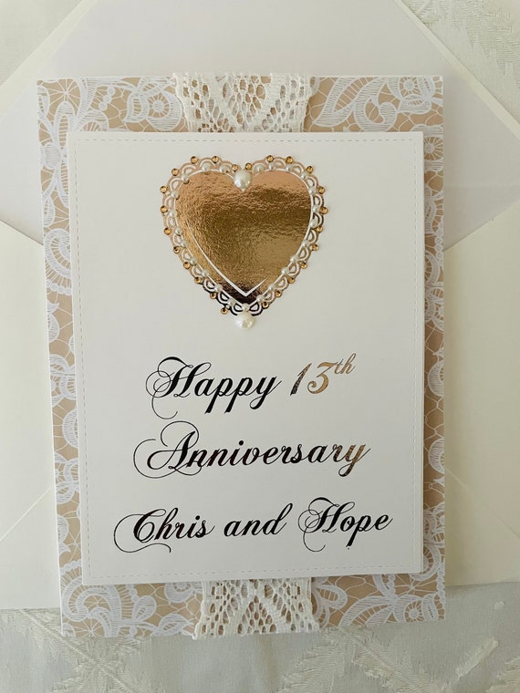 Happy Anniversary Two Hearts Card - Paper Tiger - View #11