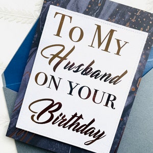 Carte d'anniversaire|Pour mari