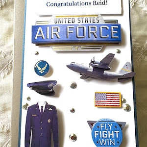 Air Force Grad Card|For Him|For Her|
