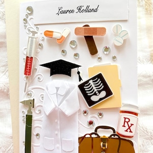 Personalized Physician Assistant Graduate Greeting Card|PA|PA-C