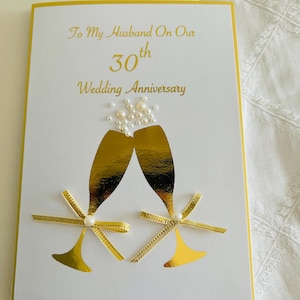 Carte d'anniversaire Pearl|30e anniversaire|Parents