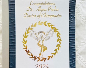 Graduation Card for Doctorate of Chiropractic