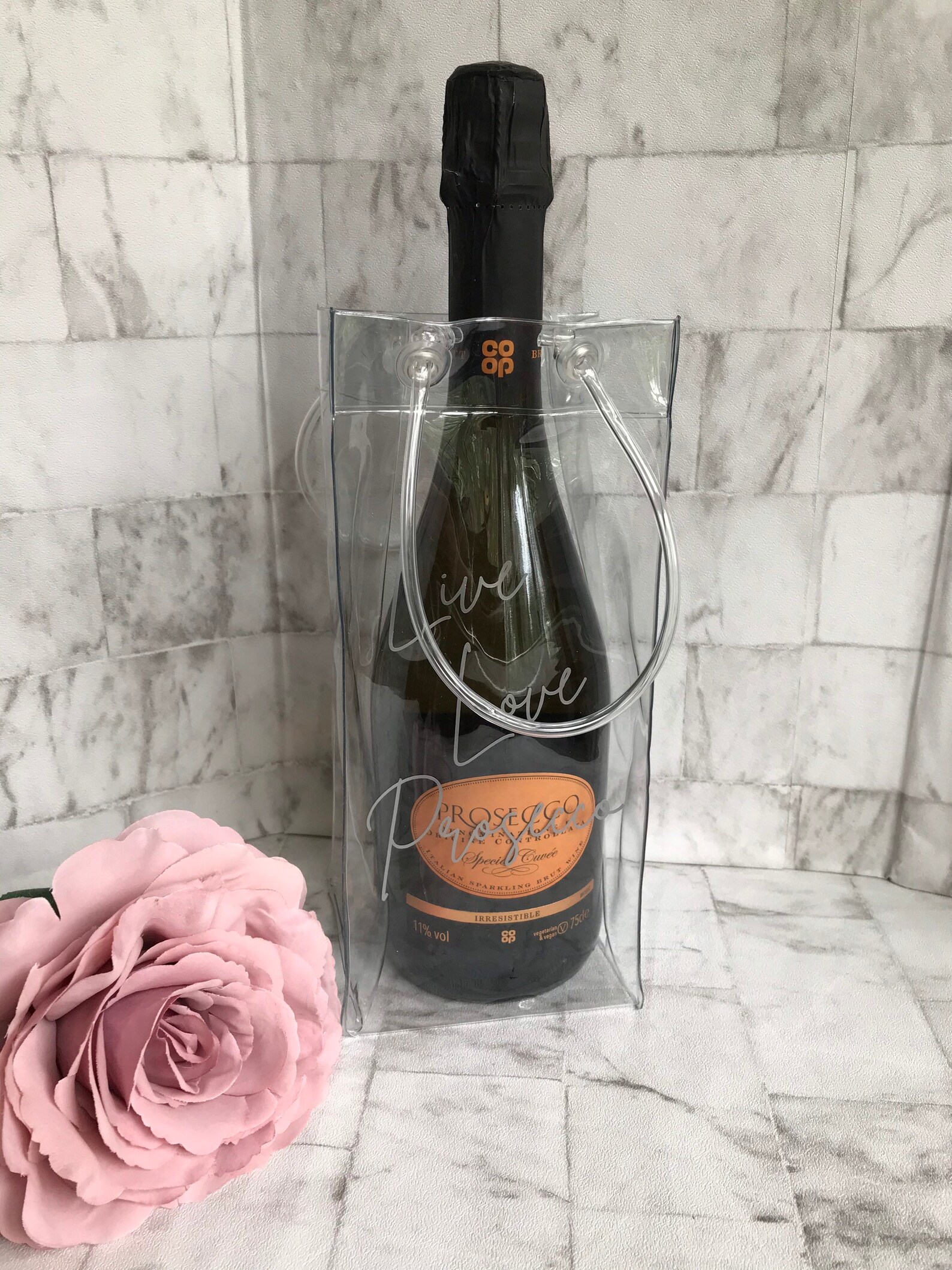 Personalised wine chiller bag Prosecco chiller bag Etsy