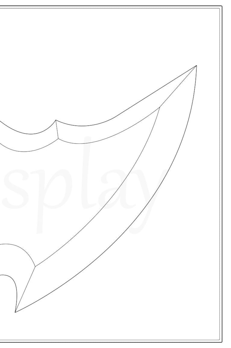 God of War Blades of Chaos 2018 Level 1 Blueprint Etsy