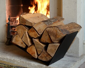 Fireplace Log Holder Etsy