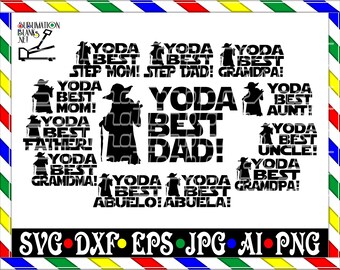 Download Yoda Best Dad Svg Etsy
