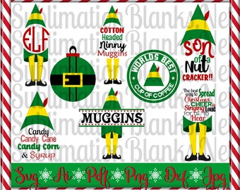 Download Elf Monogram Svg Etsy