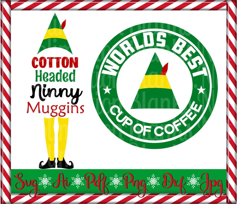 Download Buddy the Elf Svg Split Monogram Svg CHRISTMAS Svg Cricut ...