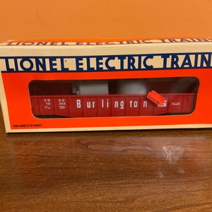 Lionel Burlington Gondola Red Train