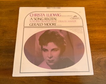 Sellado Christa Ludwig "Un recital de canciones"