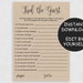 EDITABLE Find the Guest Game Rustic Bridal Shower Game Cards PDF ...