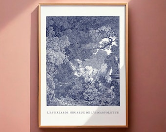 Printable Rococo Wall Art – The Swing | Versailles 18th Century French Decor | Marie Antoinette Style Chinoiserie Digital Poster