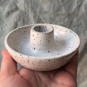 Portacandele in gres fatto a mano Hopies, Portacandele, Portacandele in ceramica, Portacandele in terracotta, Portacandele in argilla, Nordico, Design nordico