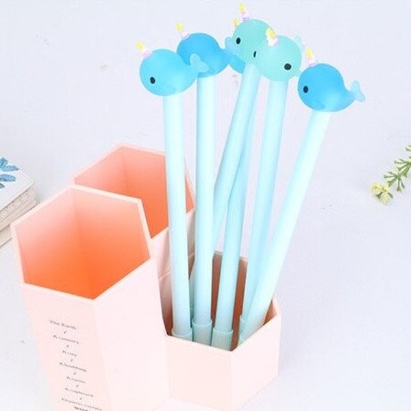 Canada Seller - Cute Narwhal Gel Pen