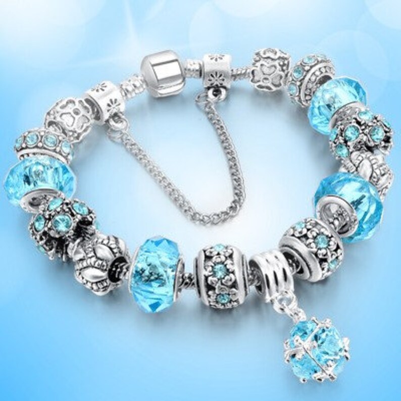 Canada Seller Charm Beads Pandora Style Bracelet Etsy