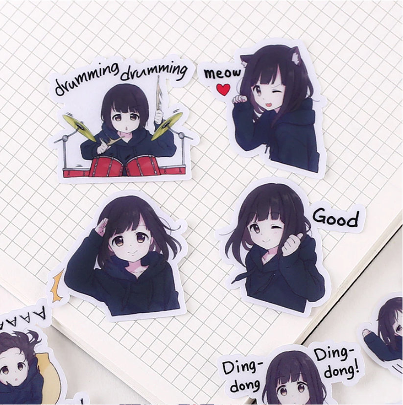 Menhera Chan Stickers for Sale