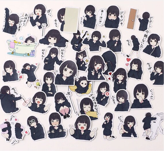 Canada Seller Kawaii Menhera-chan Stickers japanese 