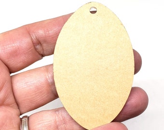 3Pcs Kit Acrylique Keyring Blanks Forme ovale Acrylique Clair Trousseau Blancs Bricolage Projets et artisanat