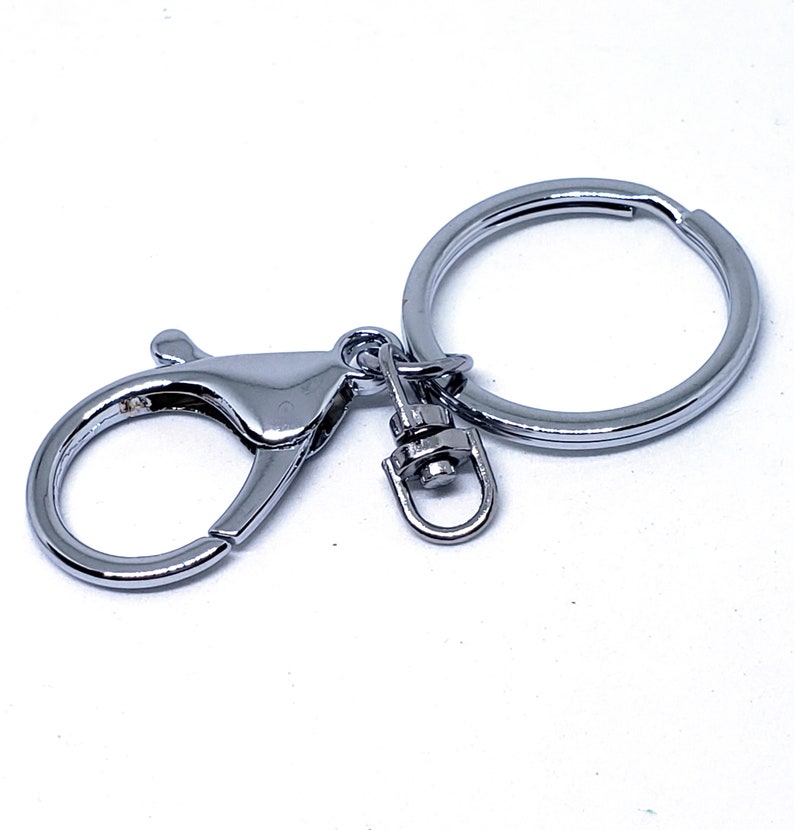 6Pcs Large Keychain Lobster Claw Clasp Key Ring with Lobster Etsy