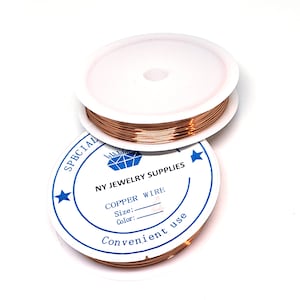 Copper Jewelry Wire, Jewelry Making and Crafts, Different 20- 32 Gauge, Copper Wire