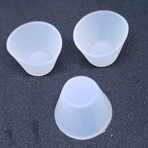 3Pcs Cup Silicone Molds, Resin Casting Molds, For UV Resin, Epoxy Resin Jewelry Making, Clear