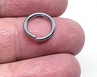 25Pcs. Jump Rings, Findings Rings, Stainless Steel , Large Open Jump Rings