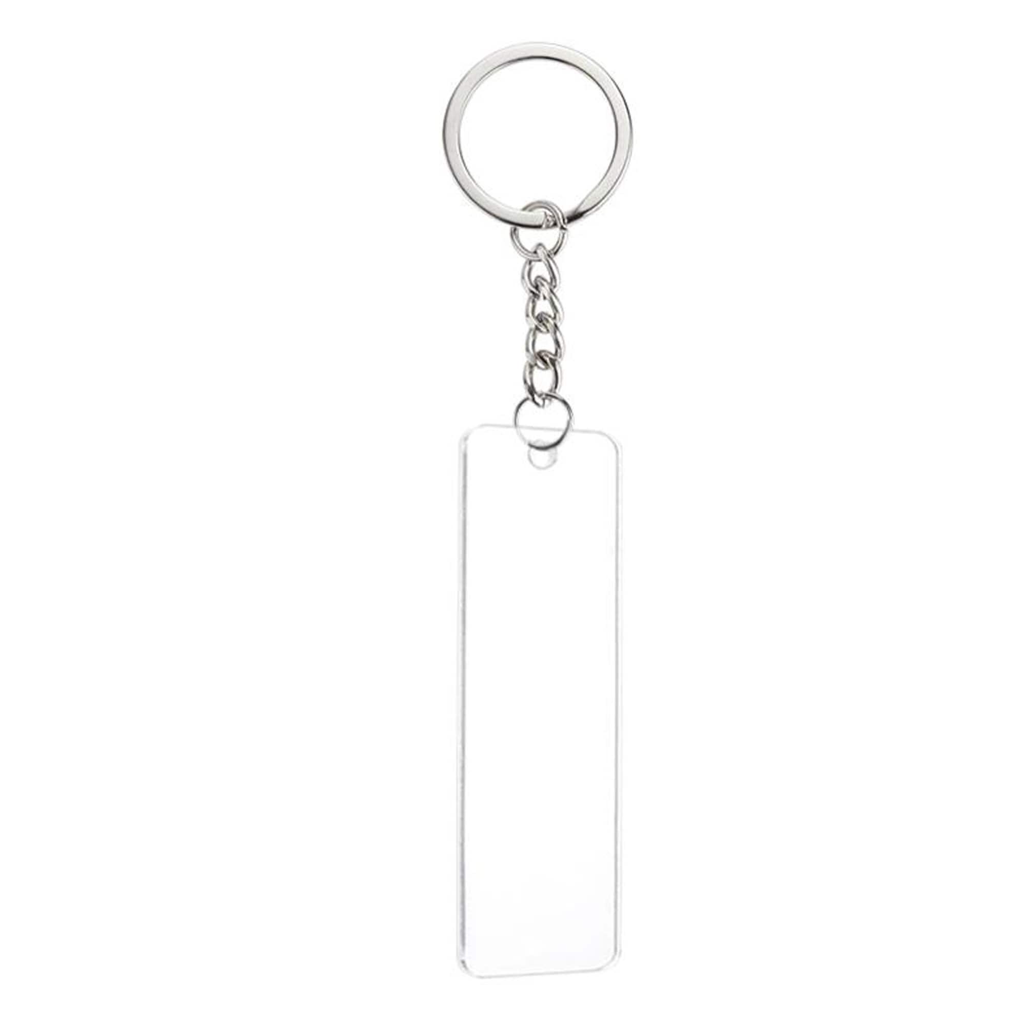 Rectangle 3 - Acrylic Key Chain Blanks with Hardware and Cut file - 2 – My  Local Maker