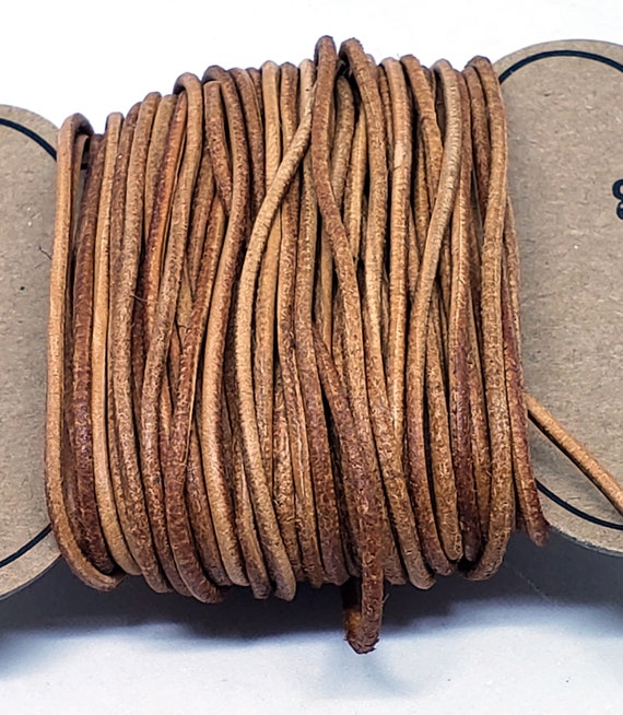 2mm Cowhide Leather Peru, Jewelry Cord DIY Accessories, Brown, Bracelets, Necklaces, Genuine Leather