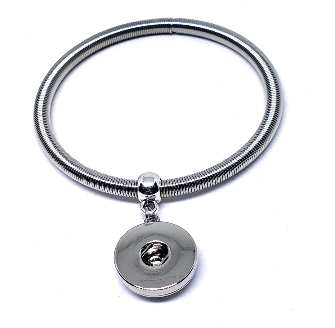 Snap Button Bracelet, 304 Stainless Steel Bracelet Making, Fit Snap Button in 56mm Knob Etsy