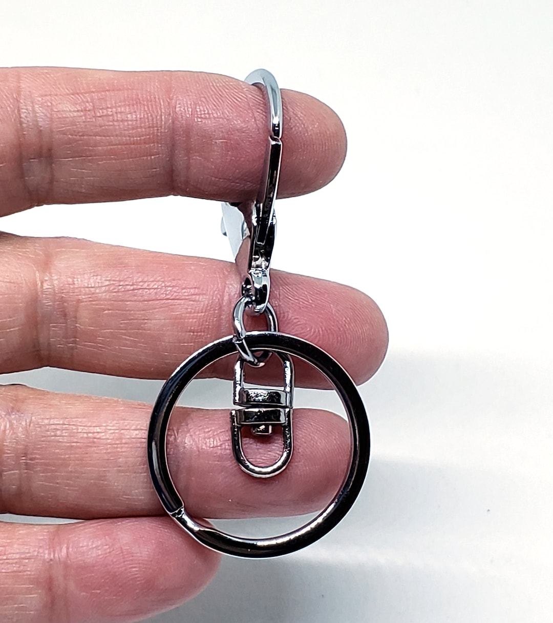 6pcs Large Keychain, Lobster Claw Clasp, Key Ring With Lobster Swivel