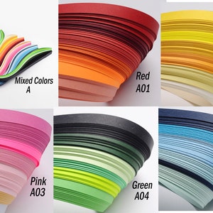 10MM 6 Color Quilling Paper Strips, Craft Supplies, Paper Crafts, Paper Arts & Crafts Supplies, Crafts for Kids and Adults, Paper Strips