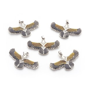 2 Pcs Big Eagle Charm Pendant