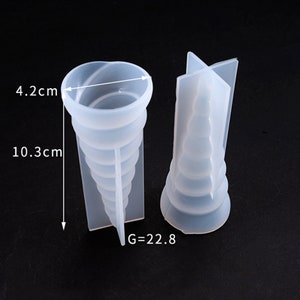 Unicorn Horn Silicone Molds, Resin Casting Molds, For UV Resin, Epoxy Resin Jewelry Making, Unicorn Horn