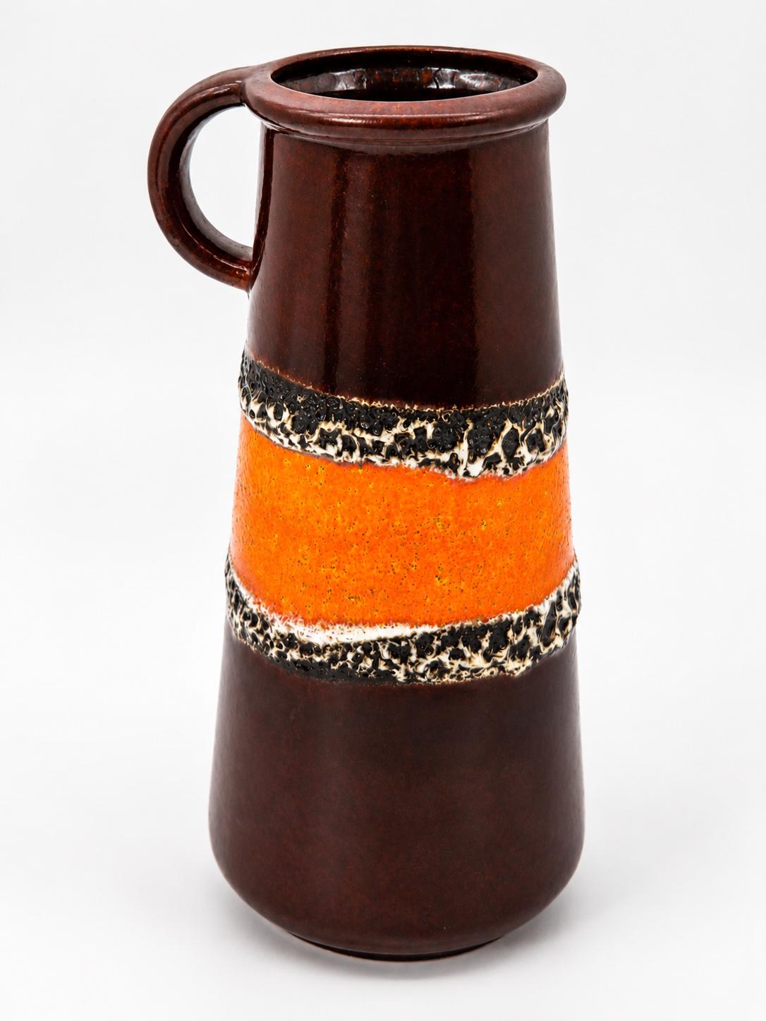 West German Fat Lava Orange - Etsy UK