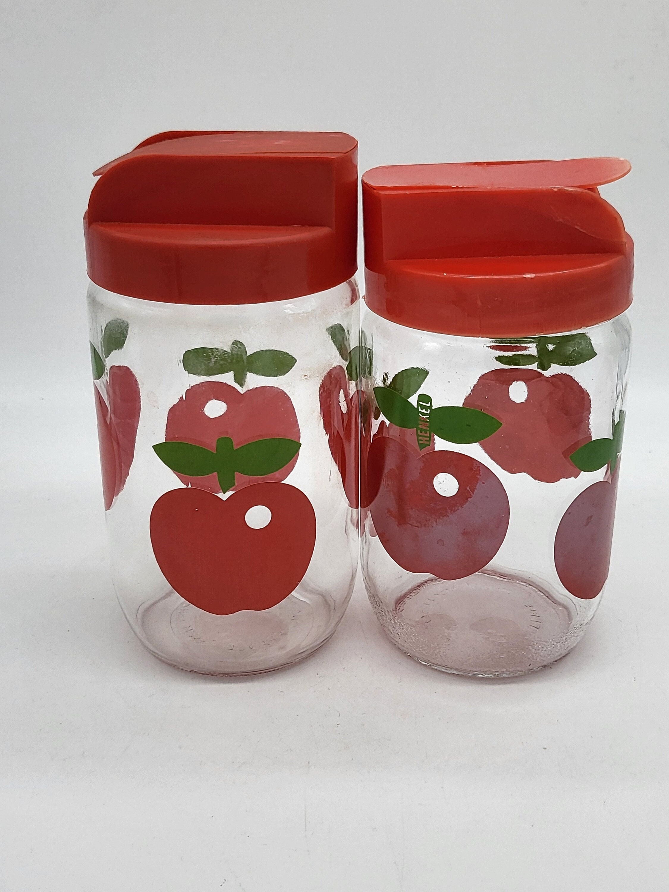 Lot de 3 bocaux Henkel vintage - Ressourcerie Histoires Sans Fin