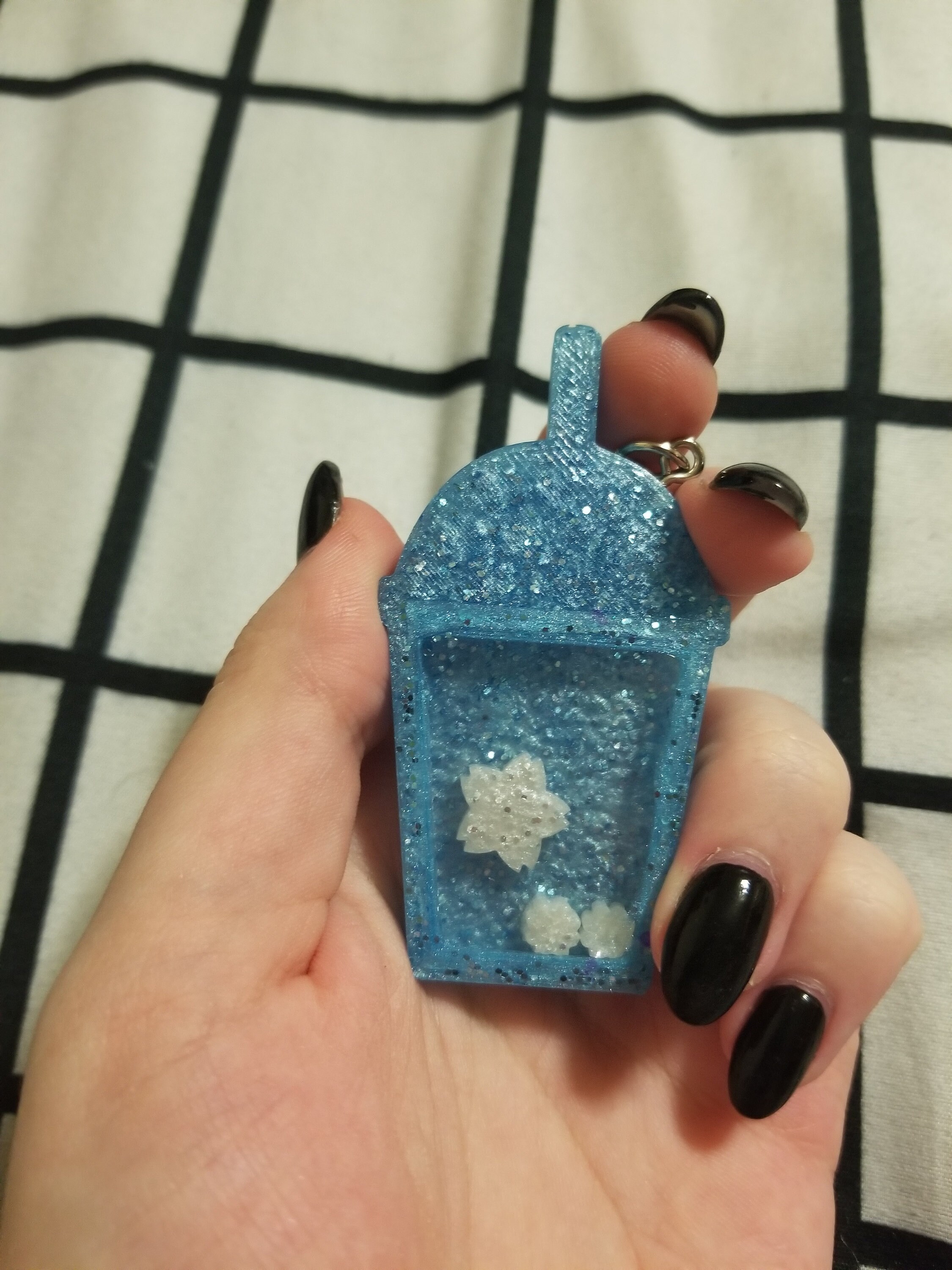 Resin Drink Shaker Keychains and Tomagachi Etsy