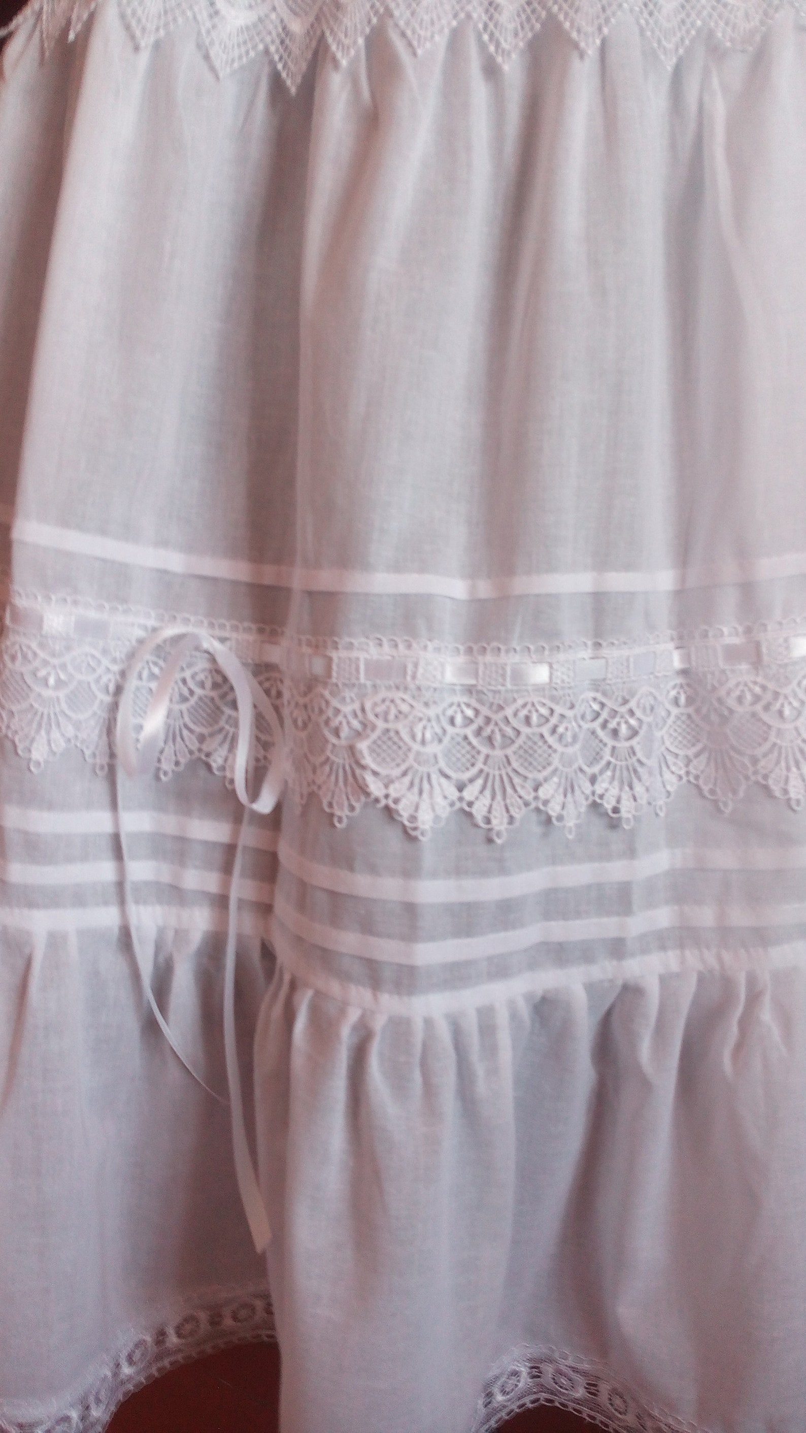 Long white cotton lace underskirt boho victorian steampunk Etsy