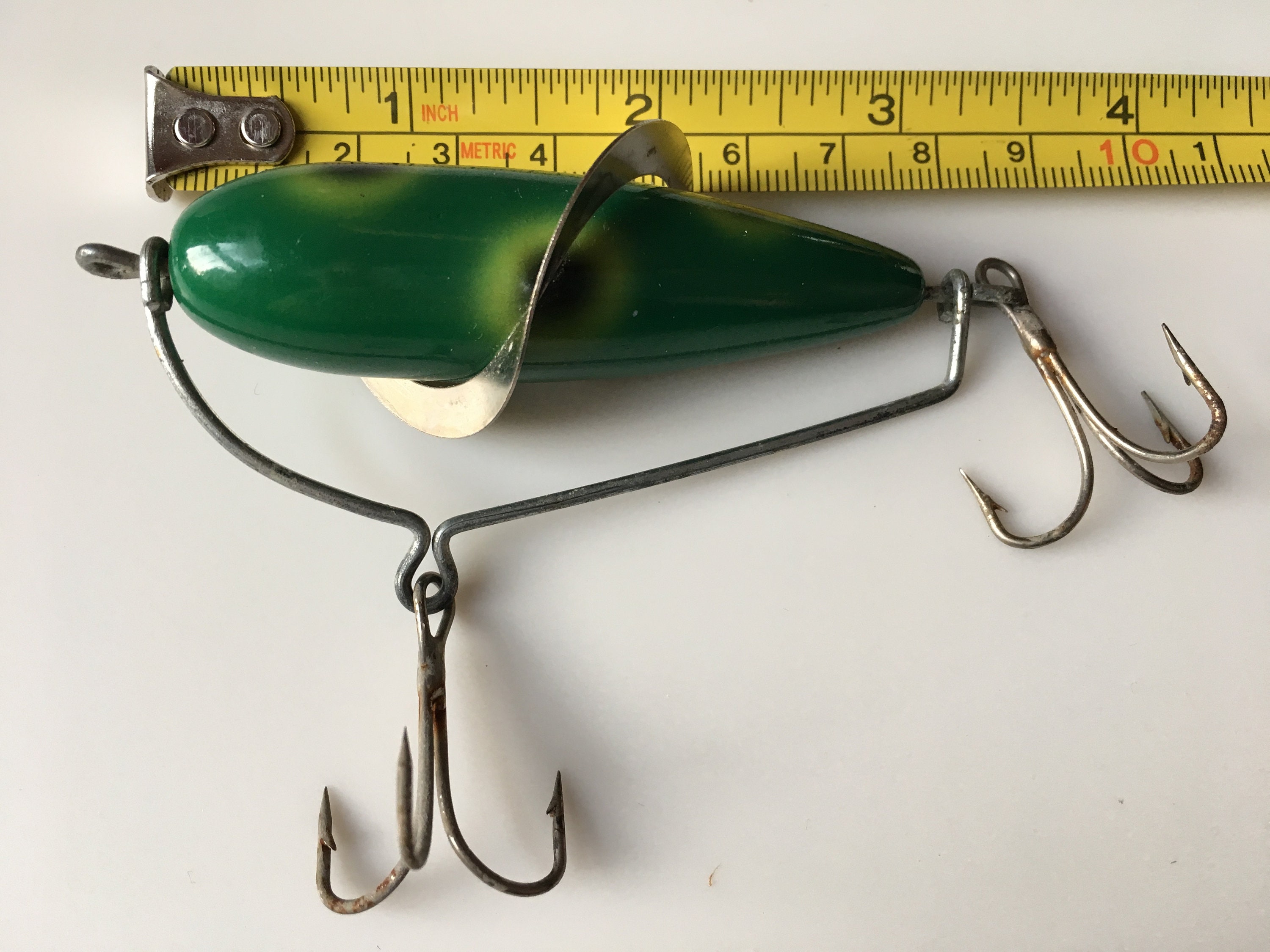 Vintage P&K Pachner and Koller Spinning Minnie Frog Spot Fishing